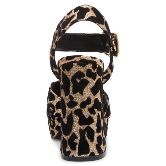 Madden Girl Shoes Madden Girl Gold Leopard Platform Sandals Poshmark